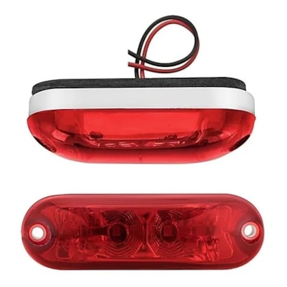 Lanterna Vigia LED 24V Vermelha Mascarello Irizar