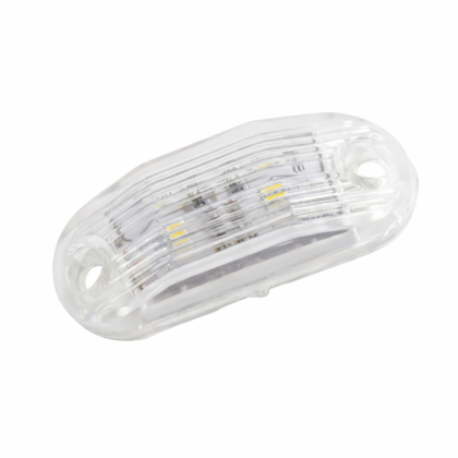 Lanterna Vigia Placa Cristal 24V 2 LEDs