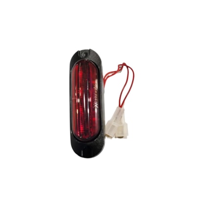 Lanterna Vigia Teto Vermelha 857580302 CO2190 Mascarello S2 LED 24V