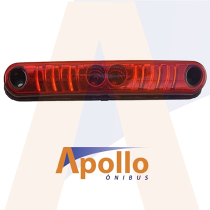 LANTERNA VIGIA TRASEIRA VERMELHA BUSSCAR LED CAIO APACHE VIP IV RV000019