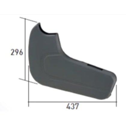 LATERAL POLTRONA LD VOLARE MARCOPOLO  5 6 CINZA EVO 2 17134091 45594