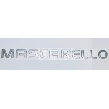 Letreiro Mascarello 2018 3D Cromado Original