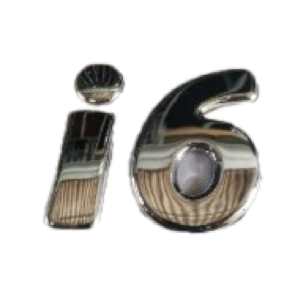 LOGOTIPO CROMADO I6 IRIZAR NOVO 8506676