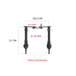 MANCAL LIMPADOR P/BRISA MARCOPOLO IDEALE LE 9317 WS13720002