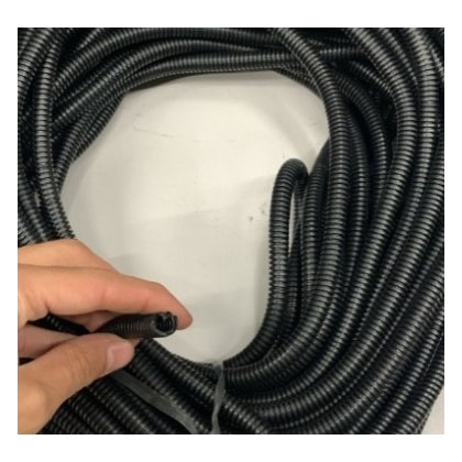 MANGUEIRA CORRUGADA CONDUITE ESPAGUETE PVC MED.1/1 GC910