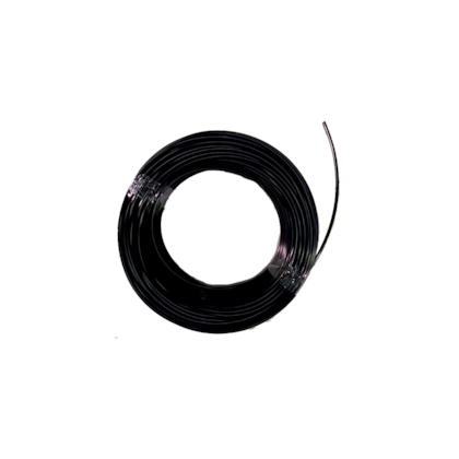 MANGUEIRA NYLON 08MM X 02MM PRETA 100813