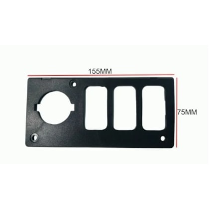 MOLDURA PAINEL INSTRUMENTO VOLARE PRETO 46190120 8002100068