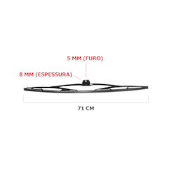 PALHETA LIMPADOR PARABRISA 700MM OT2364