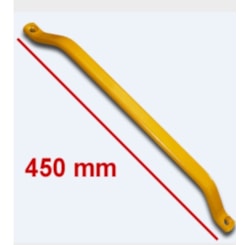 PEGA MAO ALUMINIO 45MM AMARELO 126881