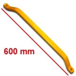PEGA MAO ALUMINIO 60 CM AMARELO 126871