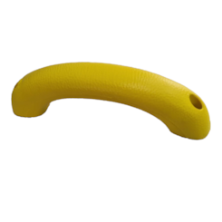 PEGA MAO PORTA AMARELO BORRACHA 200MM AP1562