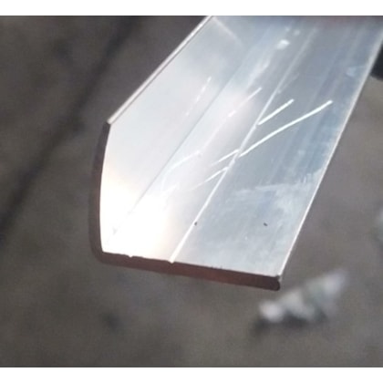 PERFIL ALUMINIO CANTONEIRA ACABAMENTO COLUNAS TAMPAS BARRA 2400MM 182156