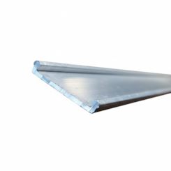 PERFIL ALUMINIO FACAO FIXA PVC LATERAL CAIO ALPHA BARRA C/3M CA1034