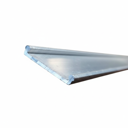 PERFIL ALUMINIO FACAO FIXA PVC LATERAL CAIO ALPHA BARRA C/3M CA1034