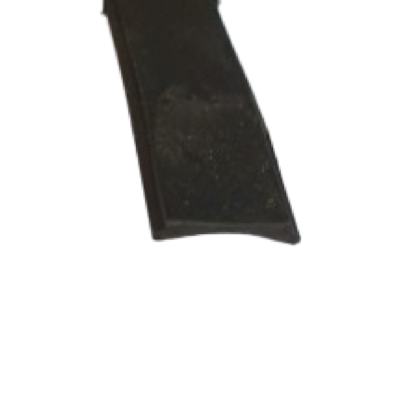 PERFIL FITA PVC PRETA LISA 17MM FACAO VITORIA 0094