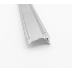 Perfil Fixa Alumínio Borracha Lateral Porta Vialle