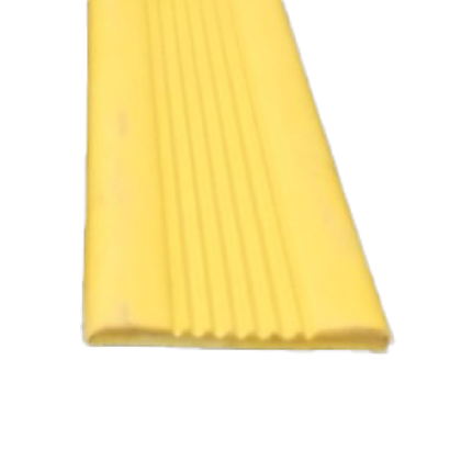 Perfil PVC Estria Amarela Degrau Escada PRA719AM 6 Metros Antiderrapante