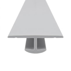 Perfil PVC H Divisória Caio Apache VIP Cinza