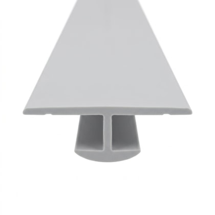Perfil PVC H Divisória Caio Apache VIP Cinza