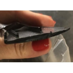 PERFIL PVC PINGADEIRA CALHA DAGUA BUSSCAR FAIXINHA VIDRO COLADO 10016517