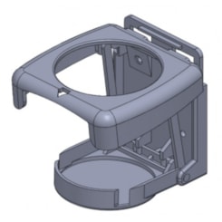 PORTA COPO CINZA CLARO FIXO 17314235