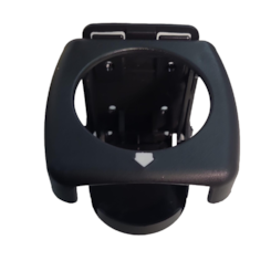 PORTA COPO PRETO RODOVIARIO S/LOGOTIPO LISO 17314247G
