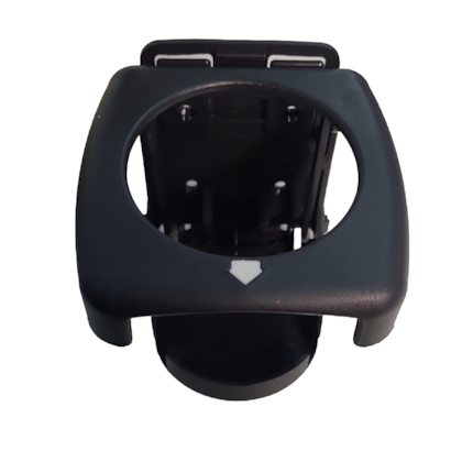 PORTA COPO PRETO RODOVIARIO S/LOGOTIPO LISO 17314247G
