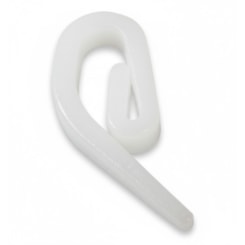 PRESILHA GRANPO GANCHO CORTINA IRIZAR I6 NEW CENTURY NYLON BRANCO 592704