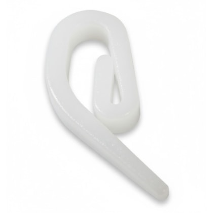 PRESILHA GRANPO GANCHO CORTINA IRIZAR I6 NEW CENTURY NYLON BRANCO 592704