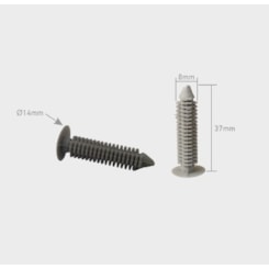 REBITE RAPIDO PINHEIRINHO CURTO 2CM PRETO 99042011 45766