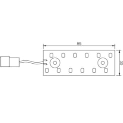 REGUA LED SMD 24V 85MMX30MM 093508