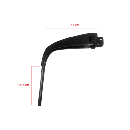 SUPORTE BRACO ESPELHO RETROVISOR LE VOLARE W9 2010 AL163 ALUMBRASIL