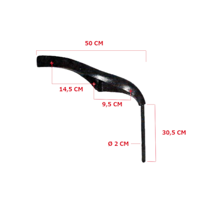 SUPORTE ESPELHO RETROVISOR LD NEOBUS THANDER + AL076
