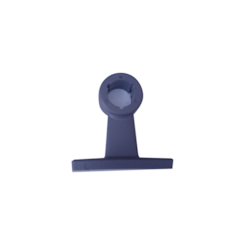 Suporte Tubo Balaústre Cinza Chumbo 113x113mm