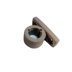 SUPORTE TUBO BALAUSTRE CINZA CLARO 64MM S/PASSA FIO APP0103239