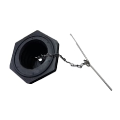 Tampa Tanque Combustível Plástica Preta 2000307022 Universal Ônibus Caminhão