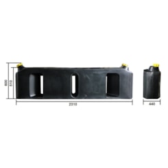 TANQUE COMBUSTIVEL PLASTICO 400 LITROS 0703794
