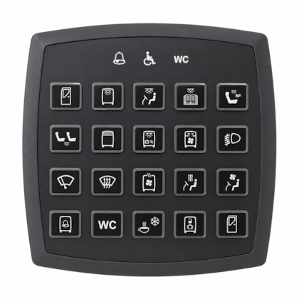 Teclado Multiplex Marcarello Rodoviário 20 Teclas