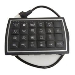 TECLADO MULTIPLEX PAINEL 24 TECLAS MARCOPOLO 10931886 