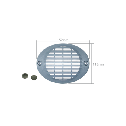 TELA ALTO FALANTE C/TAMPA PARAFUSO 152MM NEOBUS CINZA CHUMBO 45357
