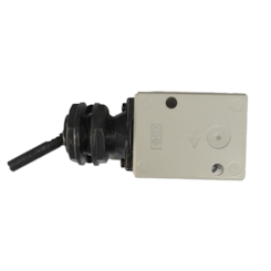VALVULA 3/2 VIAS 1/8 NPT ALAVANCA TIC TAC ACIONAMENTO ESTICADOR CORREIA AR CONDICIONADO IRIZAR AH3100087BRA