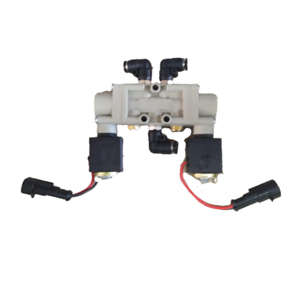 VALVULA 5/2 VIAS DUPLO SOLENOIDE C/CONECTORES 101652