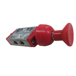 VALVULA BOTAO EMERGENCIA S/MOLA BOTAO VERMELHO 3/2 VIAS ARD3130 001260