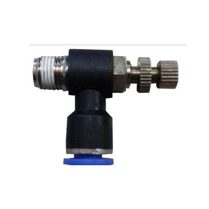 VALVULA CONTROLE DE FLUXO 90° JOELHO 6MM X 1/8 40151 8C060018