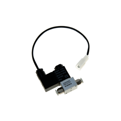 VALVULA MINI SOLENOIDE 3/2 X 1/8 12VCC COM CHICOTE 72546 KM55