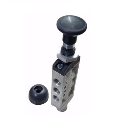 Válvula Porta 5/2 Vias Pilotada Sem Conexão