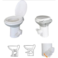 VASO SANITARIO COM ASSENTO C/PEDAL MODELO JATO D AGUA