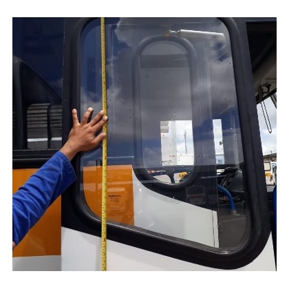 VIDRO PORTA COMIL SVELTO SEMIRODOVIARIO 103X86X64 PORTA PANTOGRAFICA
