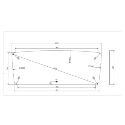 VIDRO VIGIA TRASEIRO MASCARELLO GRAN VIA 2017 164309